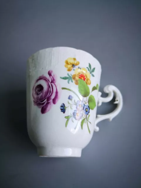 MEISSEN antike Zittertasse 1750-1774 Kakaotasse 1. Wahl 3