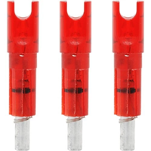 Burt Coyote Parker Capture Lumenok Crossbow Nock Ruby (3 Pack)