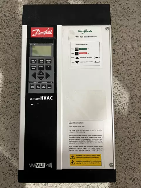 Danfoss VLT6004 - 2.2kW 400V 3ph AC Inverter Drive - 175Z7049 FLAKTWOODS ABB IMO