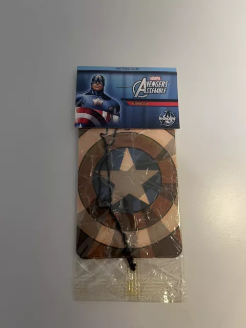 Loot Crate Marvel Avengers Assemble Vanilla Air Freshener Captain America