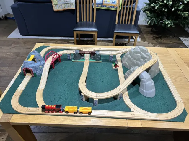 Train Set Fixed Together  And Table