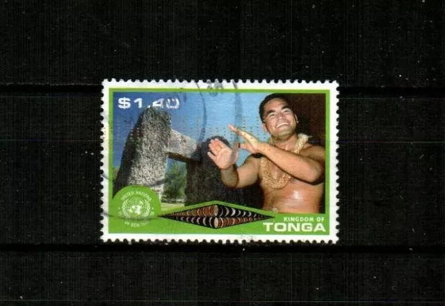 TONGA Scott's 1064 (1v) Año de Ecoturismo en muy buen estado usado (2002) #2