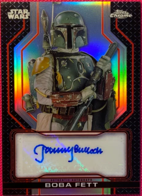 2021 Star Wars Chrome Legacy, Jeremy Bulloch (Boba Fett) Autograph Card ARB-JB