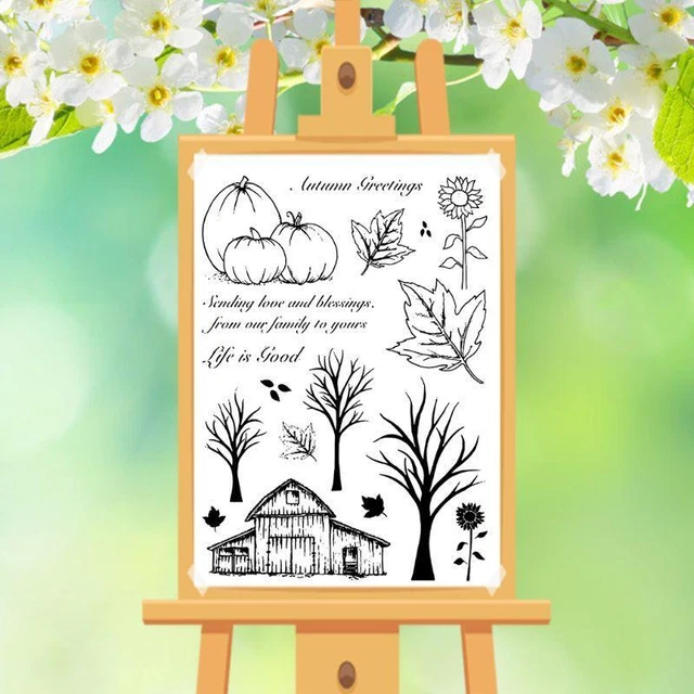 Silicone Clear Stamps/Seal For Scrapbooking/Photo Album Card Making Sentiment