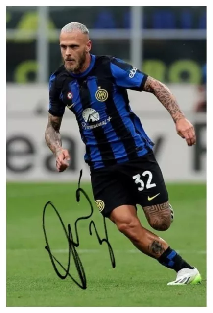 FEDERICO DIMARCO (1) INTER MILAN & ITALY  - 6x4 Signed Autograph PHOTO Print
