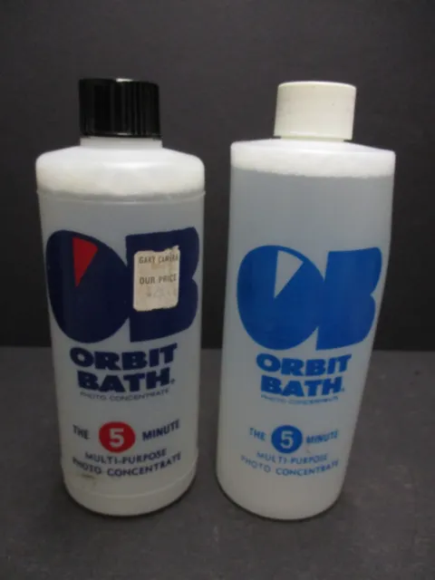 Productos químicos Orbit Bath OR-16 16 oz 2 botellas nuevo stock antiguo