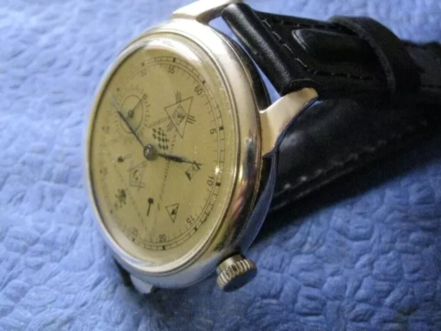 Molnija Franc-maçonnerie Maçonnerie URSS Montre-bracelet russe Montre... 2