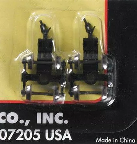 Atlas 22081 N 70-Ton Roller-Bearing Trucks w/Couplers (Pack of 2)