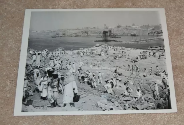 Al-Sadd al-ʿĀlī Manteqet  ORIGINAL ASWAN DAM PHOTO EGYPT NILE RIVER VINTAGE