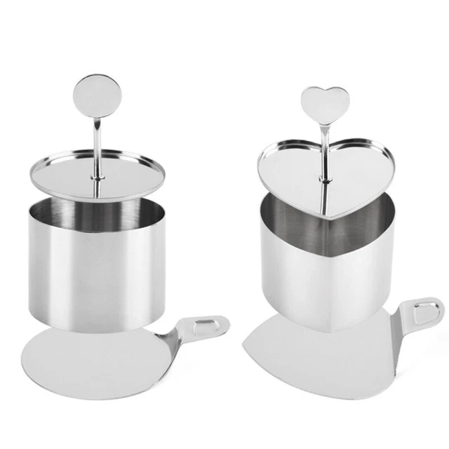 Strumenti Decorazione Acciaio Inox Anelli Torte Affettatrice Taglierina Mano Spinta Cottura