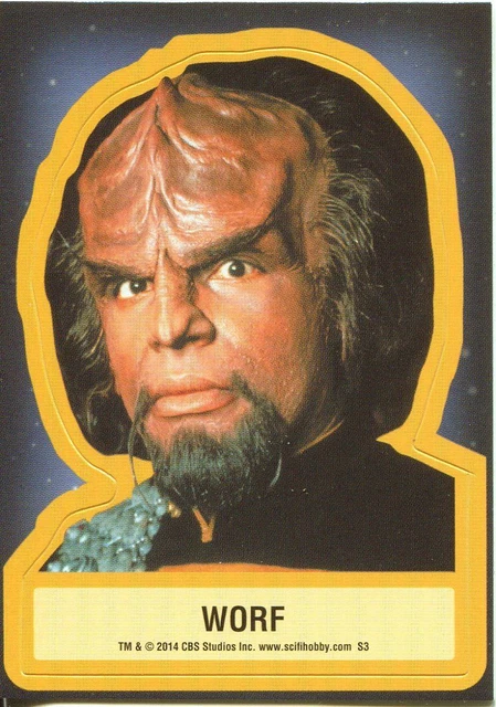 Star Trek Aliens Chase Sticker S03 Worf