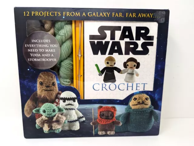 Disney Star Wars Crochet Kit Crafts Yoda Stormtrooper Patterns for 12 Projects