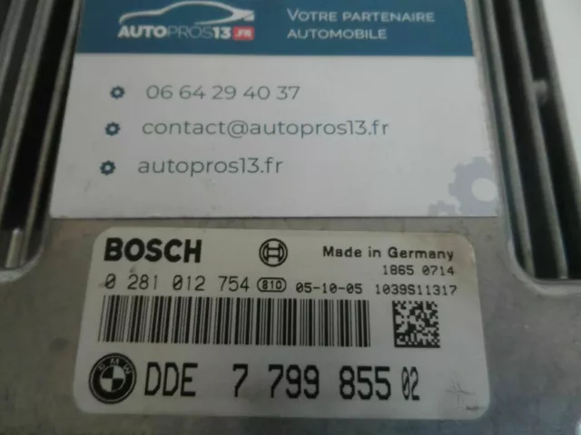 Ecu Calculateur De Moteur A Decoder Bmw Bosch 0281012754 Dde779985502