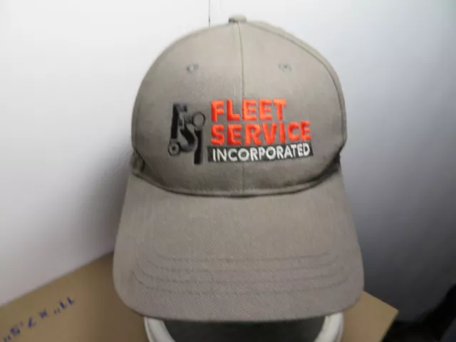 NEW Fleet Service Inc. Truck & Trailer Maintenance Gray  Hat Cap