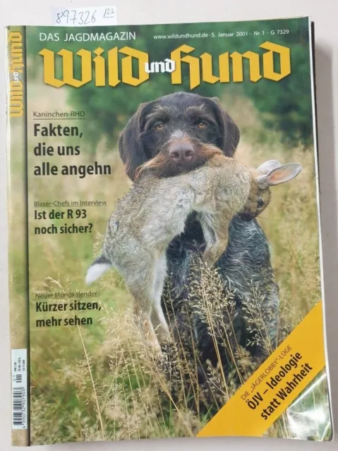 Wild und Hund : 2001 : Heft 1-23 : komplett : (sehr gute Exemplare) : Verlag Pau