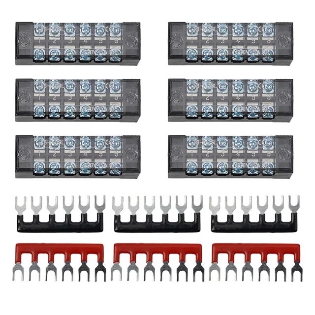 High Quality Screw Terminal Blocks Set With Terminal Strips 600V/15A Accessories