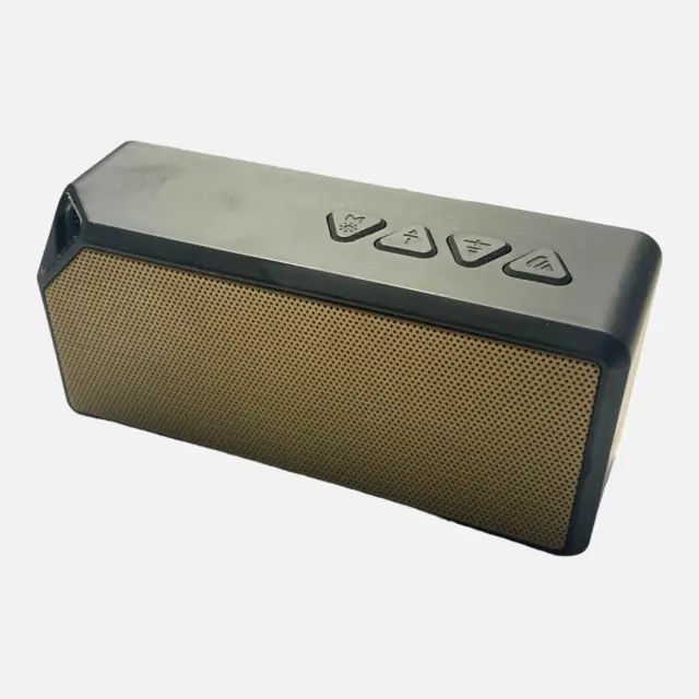 URBAN OUTFITTERS Bluetooth Portable Travel Mini Speaker – Black & Gold
