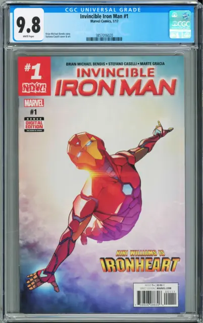Cgc Invincible Iron Man #1 (9.8)