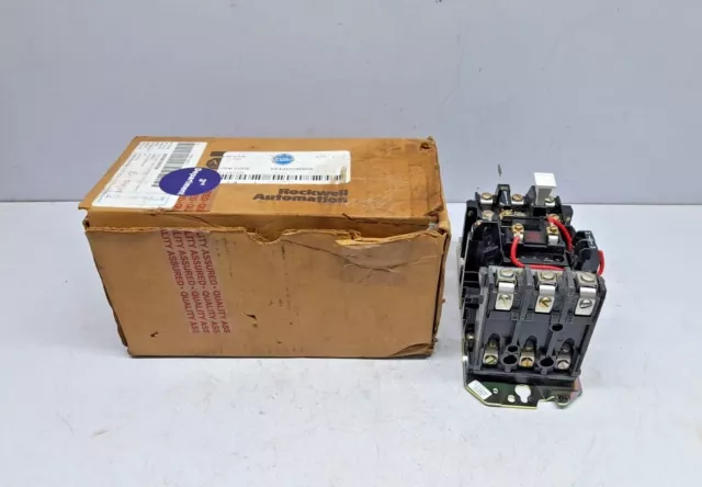 Allen Bradley 509-BOD Serie B Completo Voltage Starter Nema Size 1 115-120V 60Hz