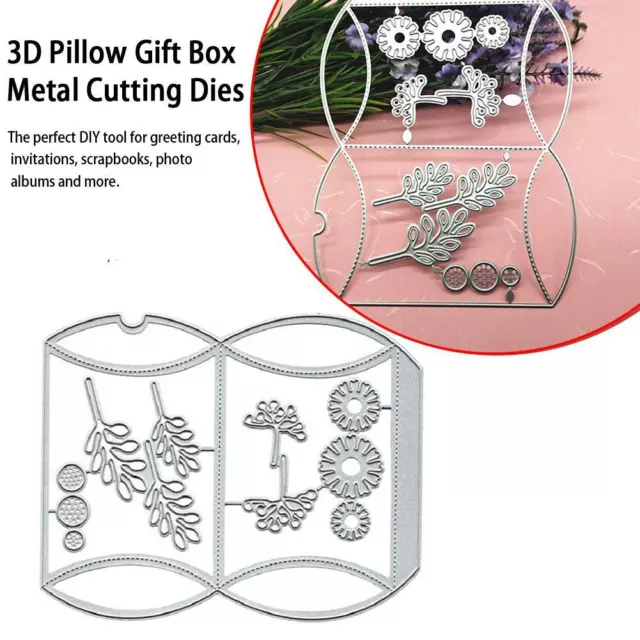 3D Kissen Geschenkbox Metall Stanzformen DIY Scrapbooking Album Foto dekorativ.