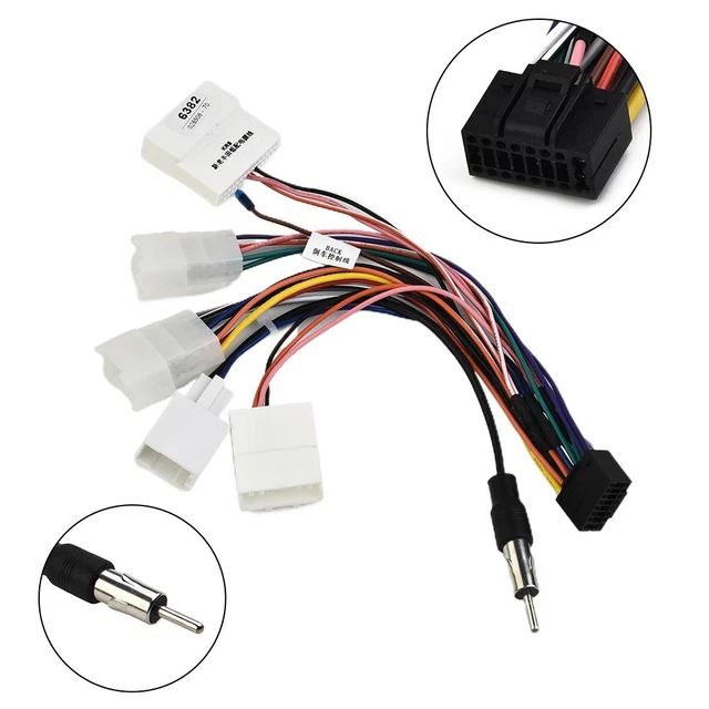 Adattatore cablaggio stereo 16 pin per Toyota cavo installazione radio spina nuovo