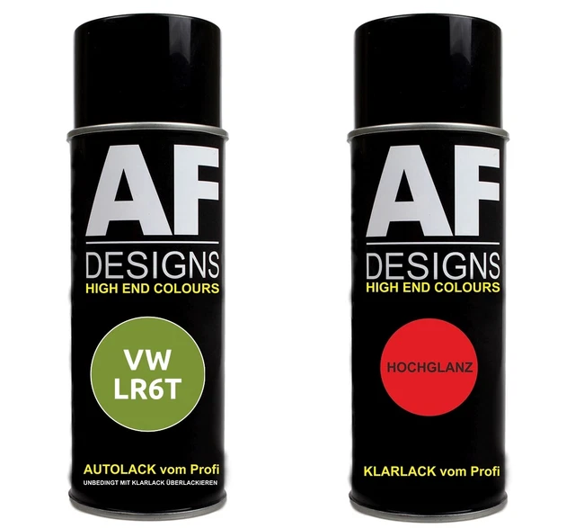 TRISTARcolor Spraydose RAL 9006 Weissaluminium Metallic + Klarlack Matt | Je 400 Ml, Made In Germany