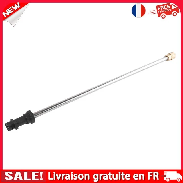 Kit Rallonge Lance Nettoyeur Haute Pression 90 Pouces - 6 Tiges Acier Inoxydable - Pour Toiture, Voiture