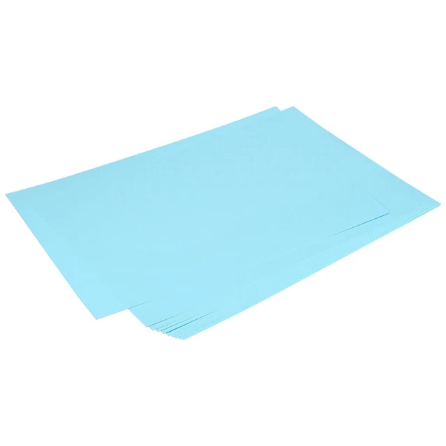 Cartulina Recortes Álbum Papel 11.7" x 16.5", 74 Lb/200 Gsm, Claro Azul 50uds