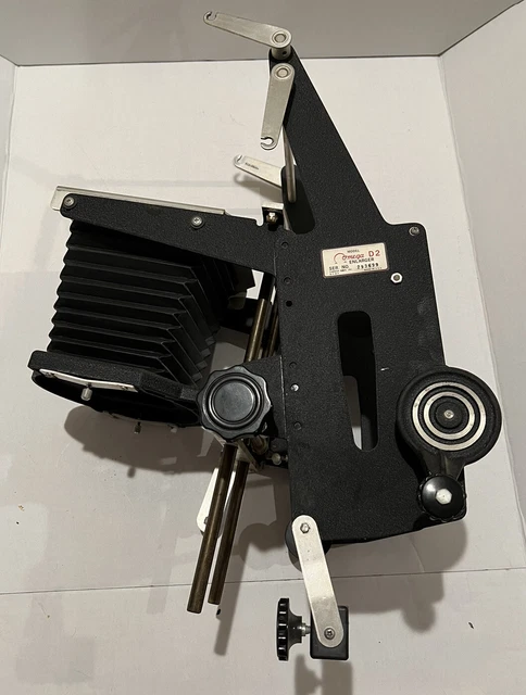 Simmon Omega Focusing Rails Bellows Assembly for D 2 Darkroom Enlarger