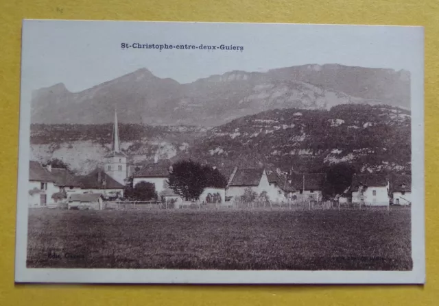 S328) Cpa Saint Christophe Entre Deux Guiers - 1946
