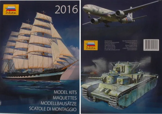 Model Catalogues Magazine Book Booklet Zvezda Catalog Zvezda For