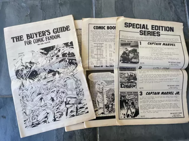 1976 BUYER'S GUIDE FOR COMIC FANDOM #126 Vintage Machlan McPherson Sci-Fi Con