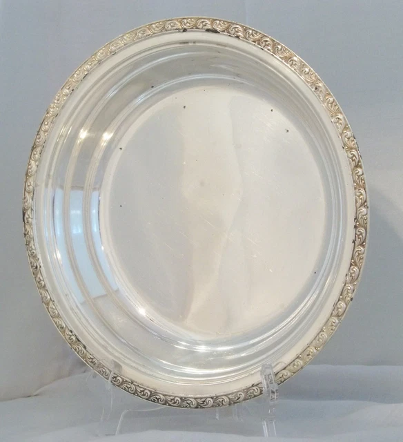 1883 Fb  Rogers Silverplate Bowl 1.25" Dynasty 3009 Vintage Holiday Tableware