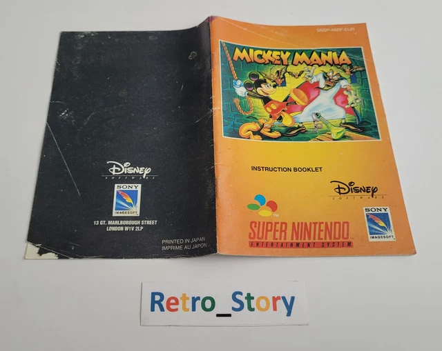 mickey mania complet eur super nintendo snes