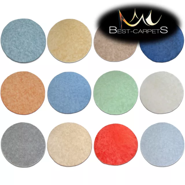 CHEAP & SOFT & QUALITY ROUND CARPETS 14 COLORS Feltback Bedroom RUGS ANY SIZE