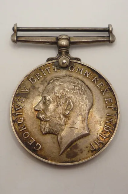 Ww1 British War Medal - Royal Navy Volunteer Reserve - Dutton