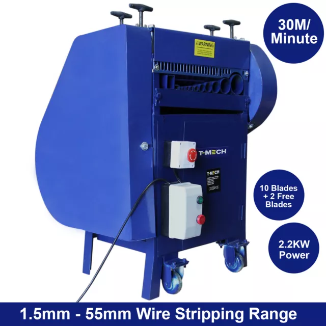 Automatic Wire Stripper Electric Strip Cable Powered Portable Copper Machine