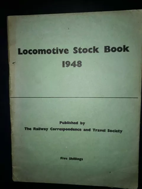 Locomotive Stock Book 1948, a railway book
