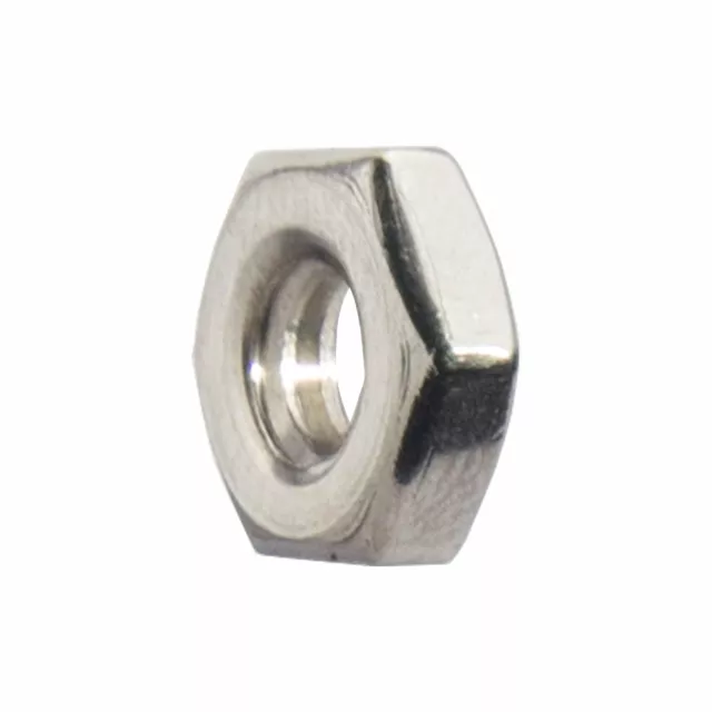 Hillman Hard to Find 4/40 Miniature Hex Nut Stainless Steel, Lot of 12