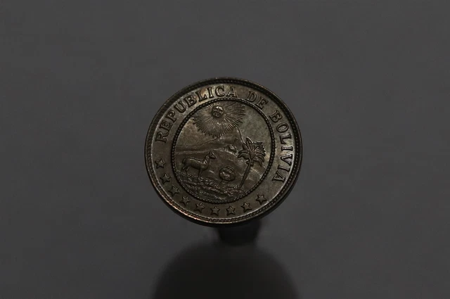 🧭 🇧🇴 Bolivia 10 CENTAVOS 1939 HIGH GRADE B58 #Z8054