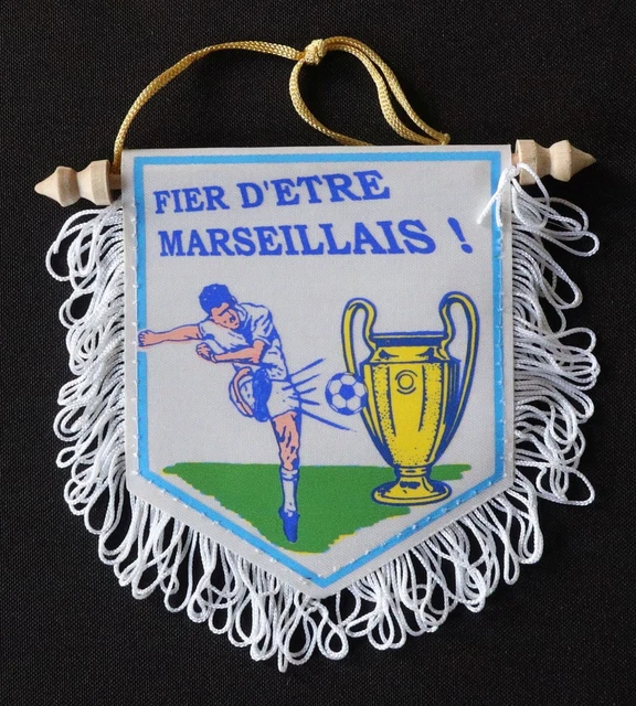 Petit Fanion Ancien Et Rare - Olympique De Marseille (OM) - Vintage