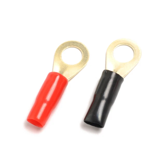 5 paia 8 gauge terminale picchette connettori forcella connettori a crimpatura filo altoparlante