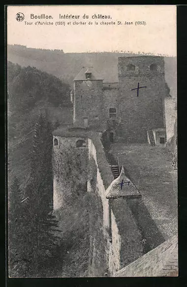 CPA Bouillon, Intérieur du château