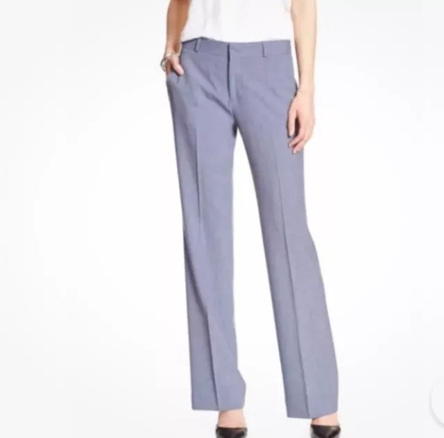 Banana Republic Logan Trouser Pants Light Blue Size 10 NWT