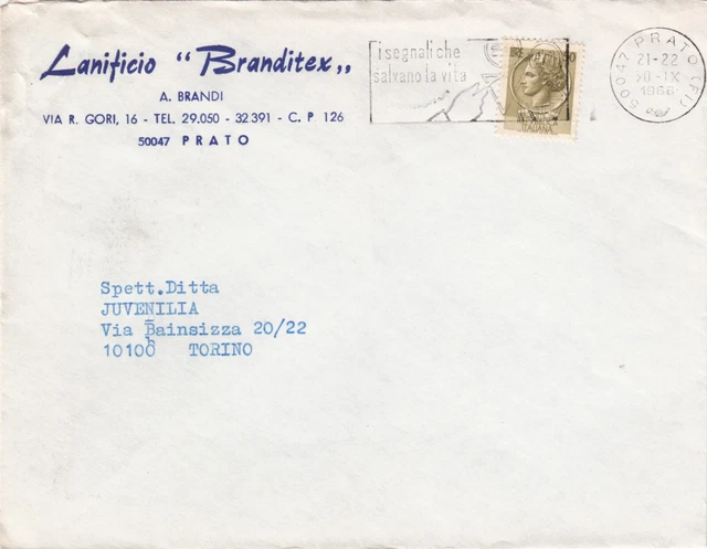 Te0506 - Prato Firenze Lanificio Branditex Via R Gori 1968