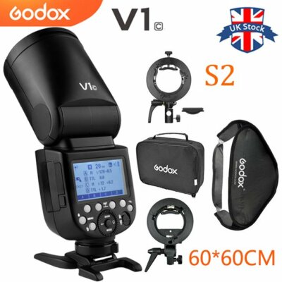 REGNO Unito GODOX TT685IIS 2.4G TTL Flash Speedlite HSS LIGHT Xpro-S Bowens STAFFA UK 