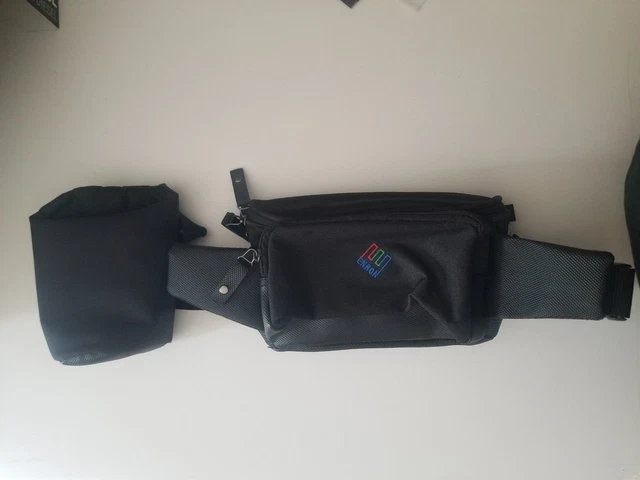 Vintage Enron Fanny Pack belt bag 3 piece set black Vintage Enron Fanny Pack belt bag 3 piece set black