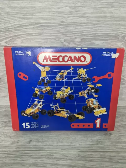 Vintage 1980er Meccano Bausatz Nr. 1 neu im Karton selten