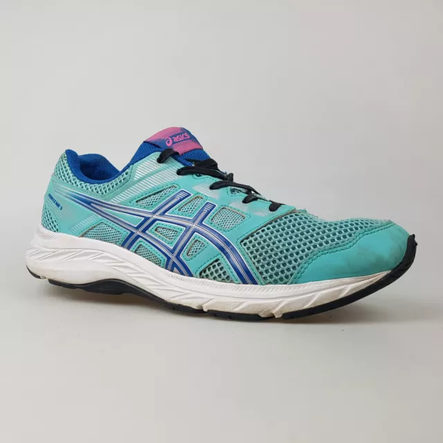 Girl's ASICS 'Junior Gel Contend 5 GS' Sz 7 US Runners Blue | 3+ Extra 10% Off