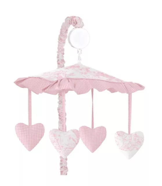 Sweet Jojo Designs Pink Toile Musical Mobile